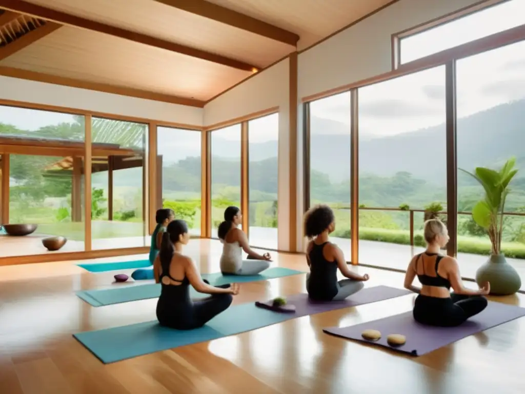 Un refugio sereno de bienestar ayurvédico con jardines exuberantes y yoga calmante. <b>Retiros de longevidad y ayurveda.